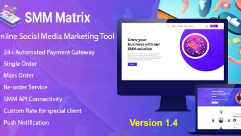 ابزار مدیریت شبکه های اجتماعی SMM Matrix